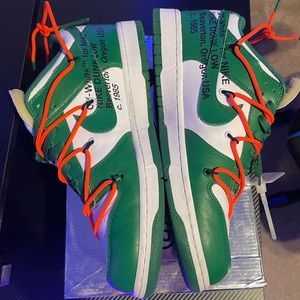 Off White Pine Green Dunks AUTHENTIC Size 13 with Box Clean SHIPS NEXT DAY